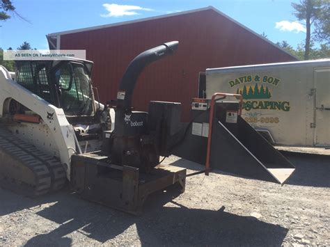 bobcat skid steer chipper|bobcat wood chipper attachment.